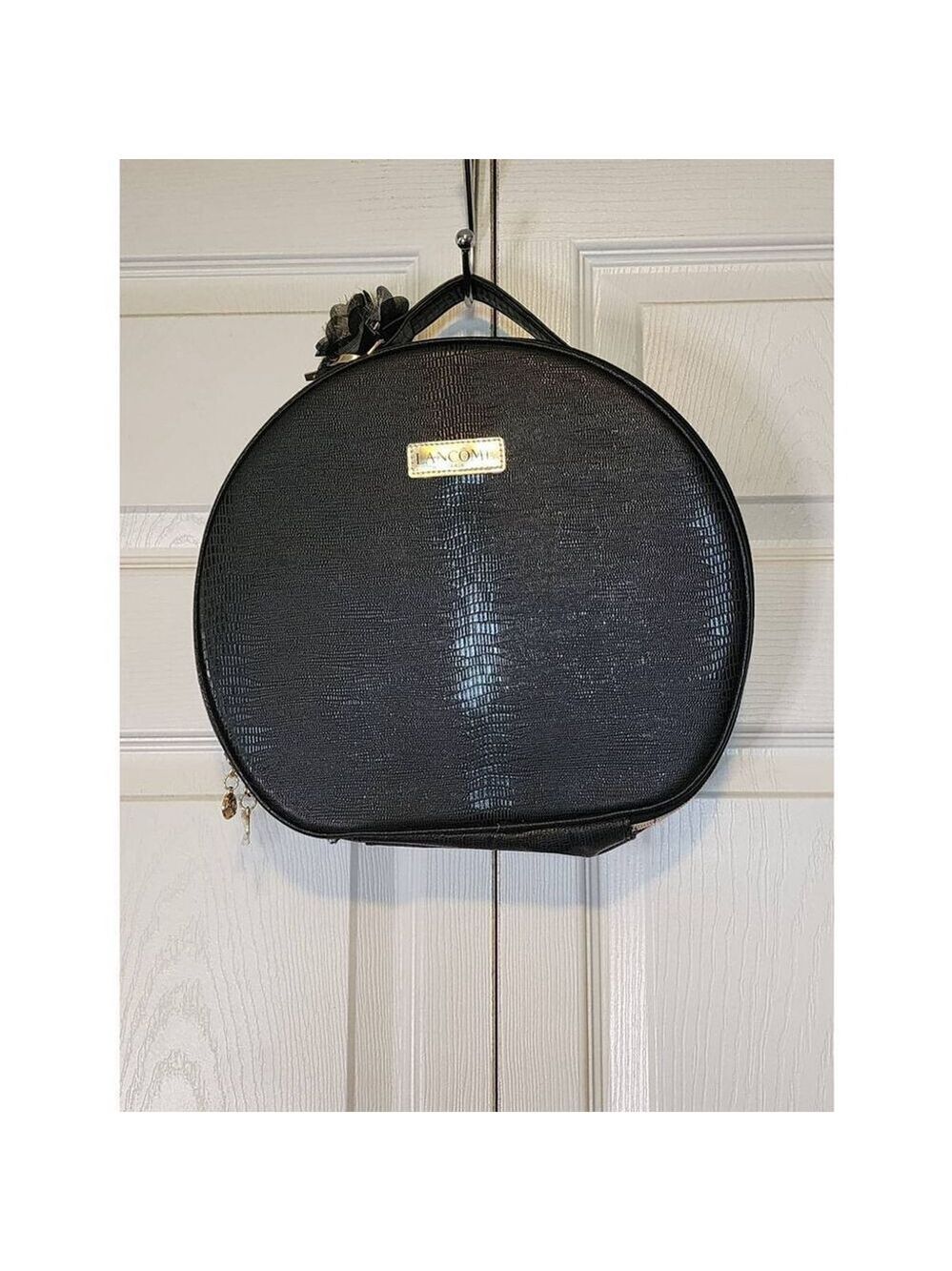 Lancome Paris Leather Train Case